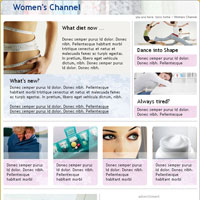 Lycos Womens Homepage Screenshot
